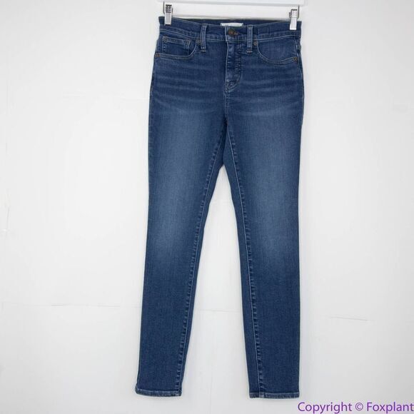 NEW‎ Madewell 9" Mid-Rise Skinny Jeans in Orland Wash: TENCEL™ Denim 26 - Picture 2 of 14